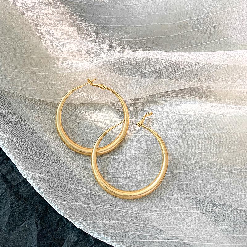 European and American Silver Needle Zircon Earrings: High-End, Versatile, Exaggerated Personality Design