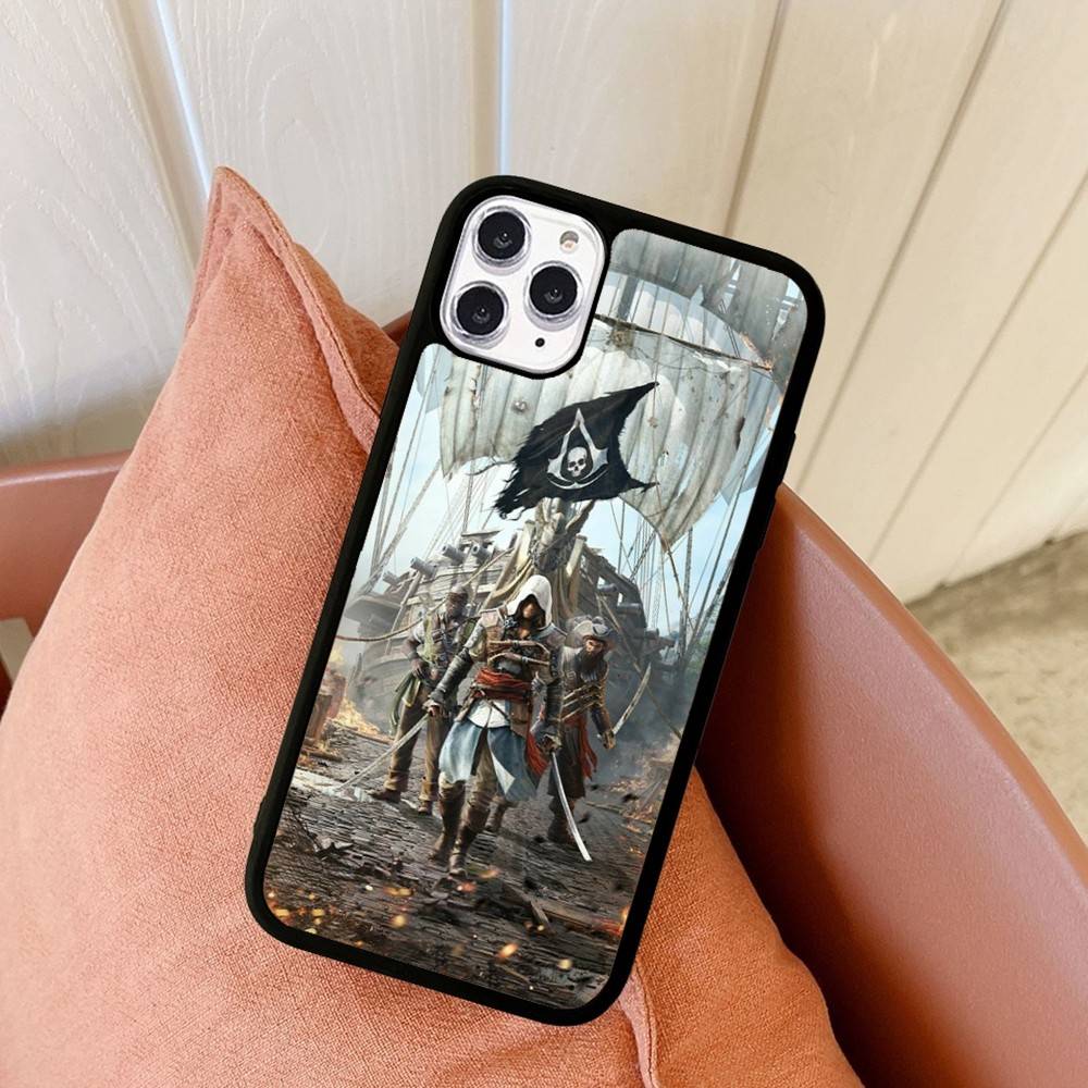 Game A-Assassins C-Creed For IPhone 11 12 13 14 15 16 17 Pro Max Plus TPU+PC Shockproof Back Phone Cases