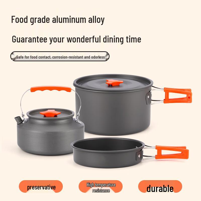 Churong Outdoor Camping Cookware and Kettle Set