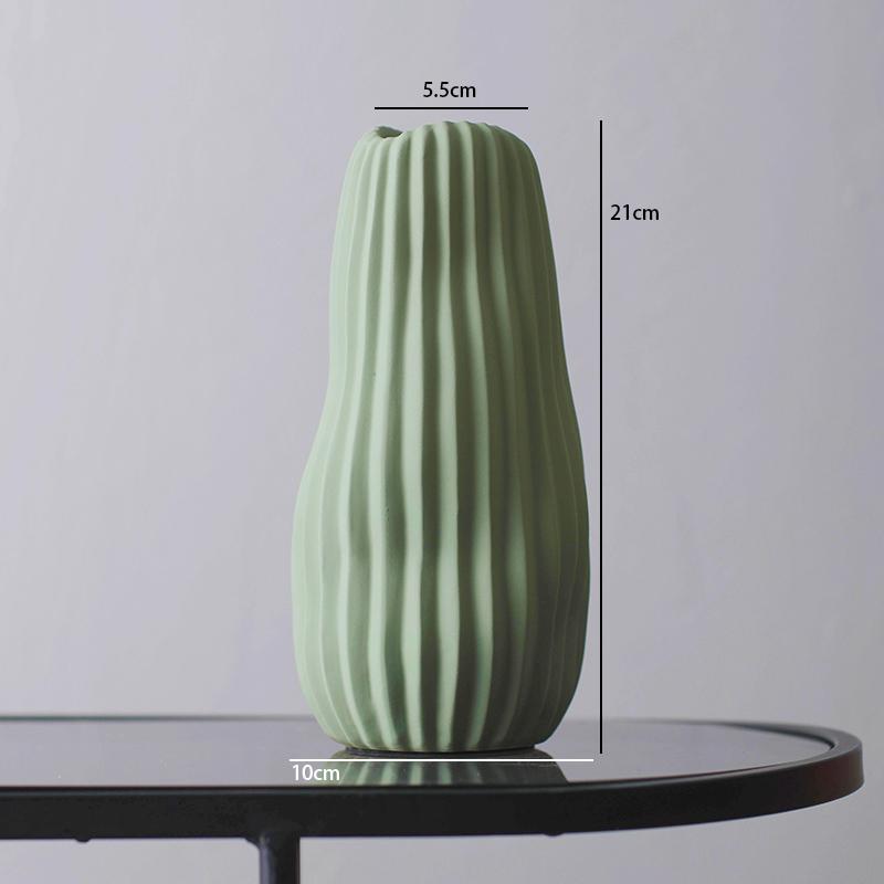 Colorful Irregular Shape Ceramic Vase Table Decoration Flowers Arrangement Modern Style Floral Vases Room Aesthetic Decor