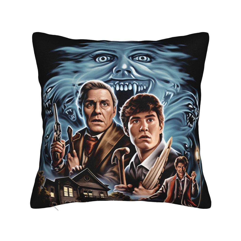 Horror Film Frighteds Nights Pillow Cover Kawaii Pillow Case For Living Room Sofa Comfy Cushion Cover Birthday Gift
