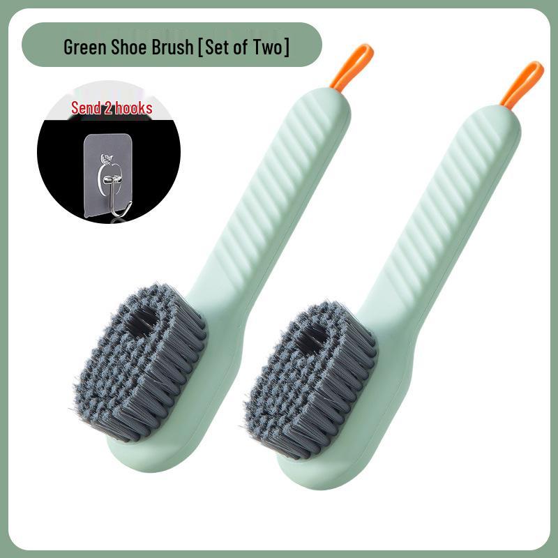 Homejia Press-Type Soft Bristle Shoe Cleaning Brush