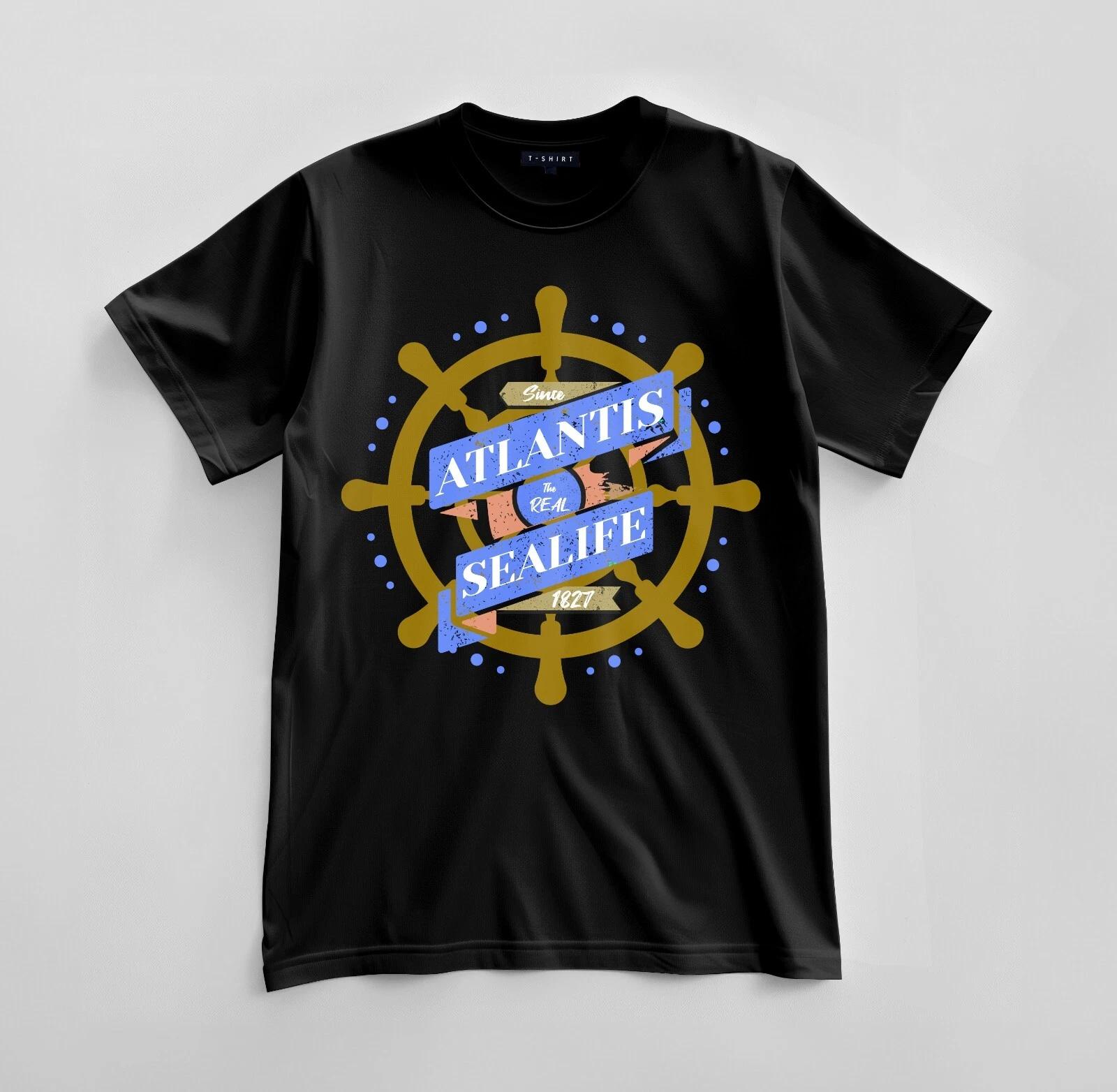 

Custom The Real Sealife Graphic T-shirt Design Unisex Jersey Short Sleeve Tee S