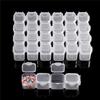 28 Girds Adjustable Plastic Storage Box Beads Ring Pendant Box for Jewelry Nail Art Diamond Painting Accessories Container Boxes