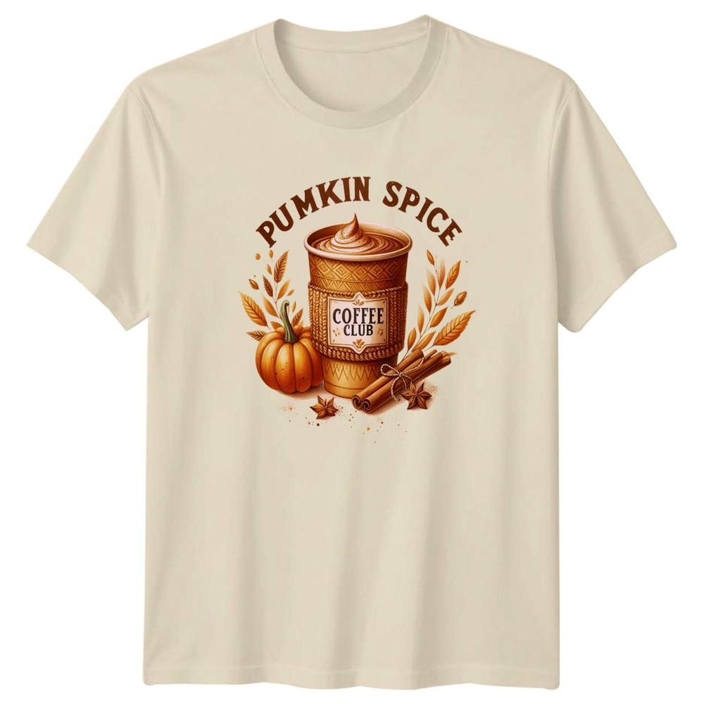 Pumpkin Spice Coffee Club TShirt Seasonal Fall Drink Autumn Gift For Him