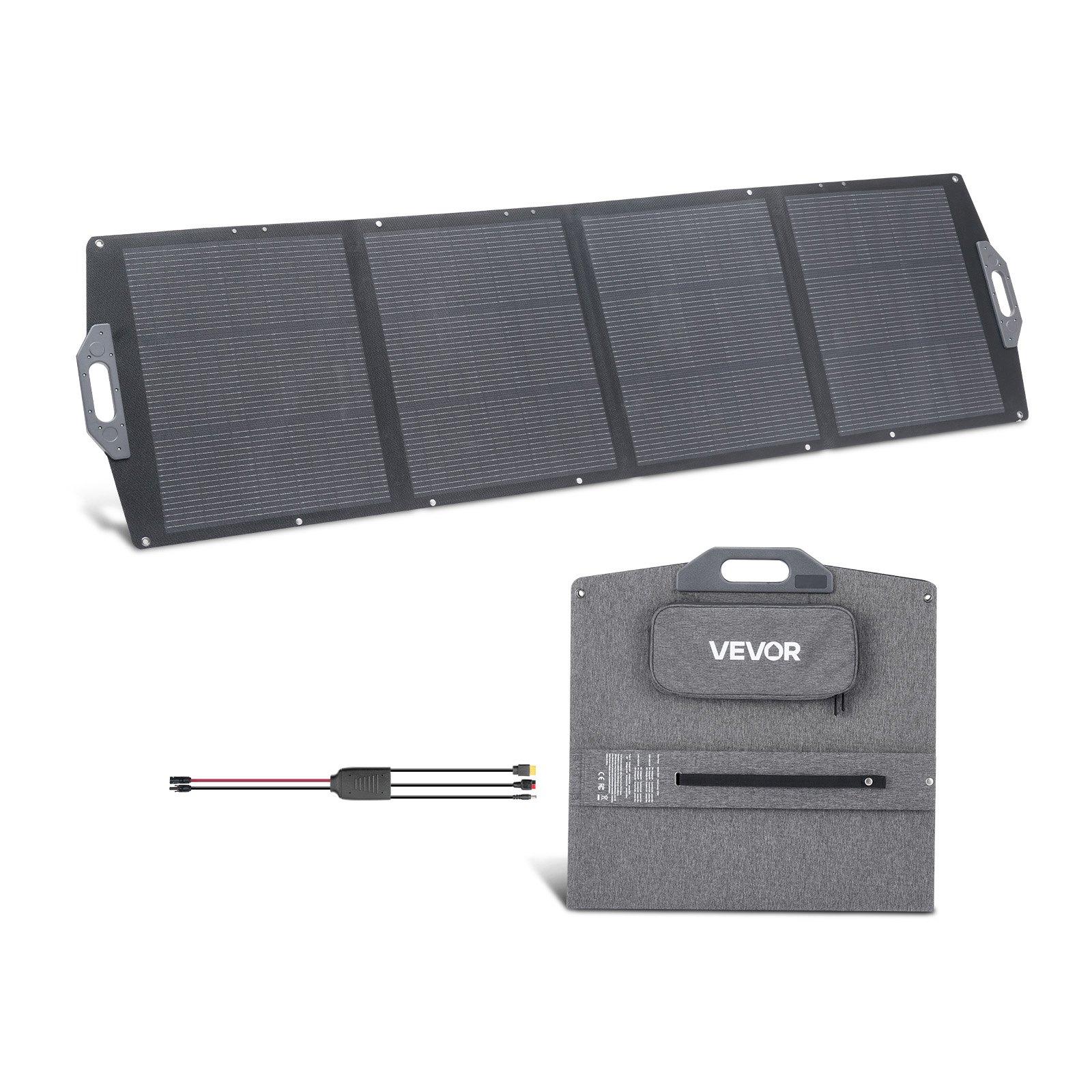 VEVOR 200W Foldable Solar Panel, 24%