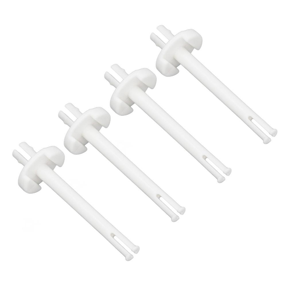 4 Stück Kunststoff Kunststoff Spulenstift Weiß Spulenstift Ersatz Haushaltsnähmaschine