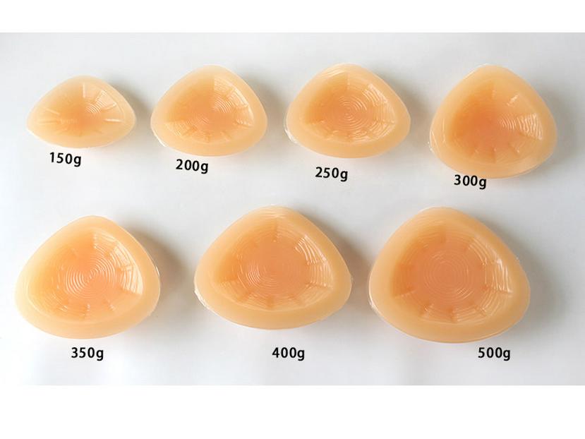 Silikon-Dreiecks-Brustprothesen mit Haken - Schweißabsorbierende Schutzpolster für die Zeit nach der Operation für den Sommer
