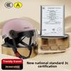 3C Certified Men's and Women's Adult Children Bicycle Safety Helmet Electric Bicycle Motorcycle Half Helmet with Goggles