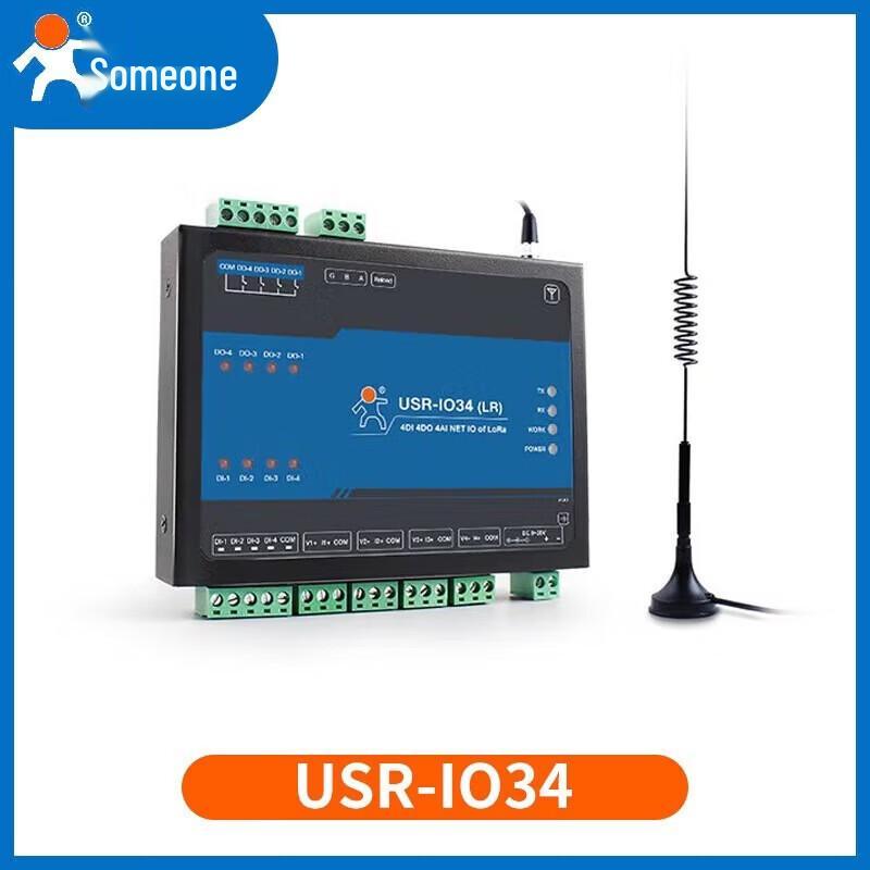 

LonHand USR-IO34 4G Network IO Controller - 4 In, 4 Out, 4 Analog, LoRa Edition