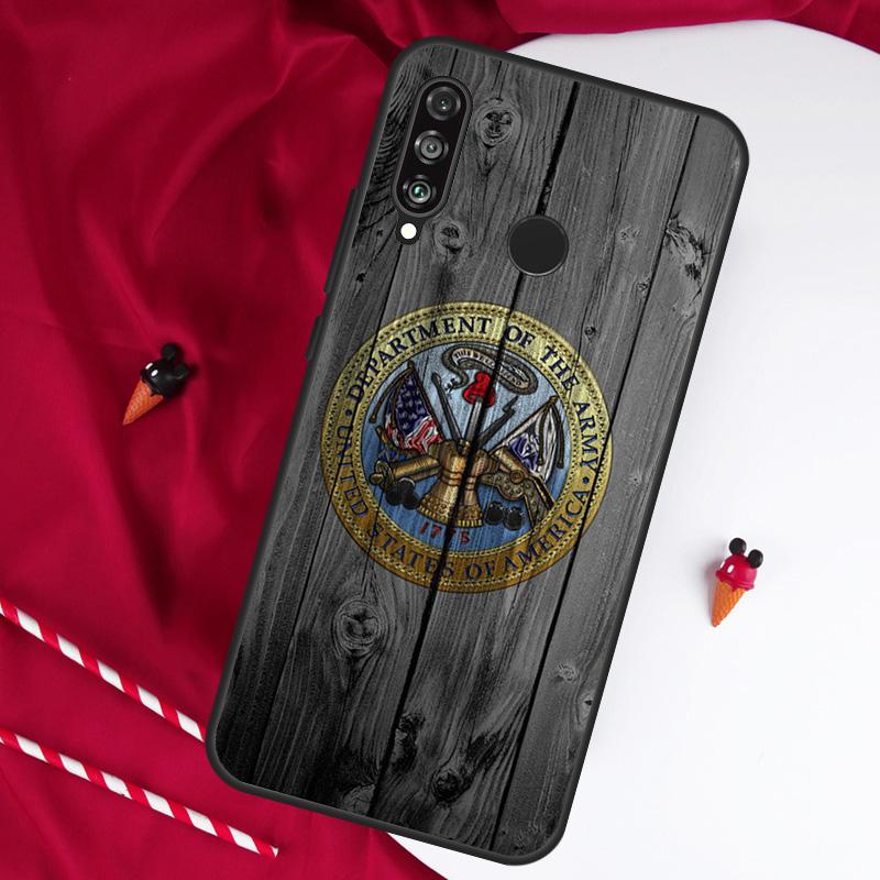 

U.S Army Flag For Huawei Nova 12i 11i 8i 12s 9 10 SE Y90 Y60 Y70 Y72 Y61 Y91 P20 P30 P40 Lite P60 Pro Case Huawei Nova Y72