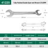 SATA Double-Headed Open-End Spanner Set: 8/10/12/14/17/19/22mm Fixed Forked Wrench