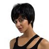 Stylish Short Curly Synthetic Wig for Daily Wear Cosplay Costume Mommy Wig Natural Hair Nice Looking Women's Wig