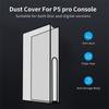Universal Translucent Dust Shielding with Vertical Orientation Designs Gaming setups Accessory Suitable for P5  Consoles