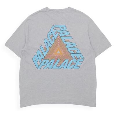 Palace P3 Bare Times T-shirt Size Large Grey Unisex T-Shirt