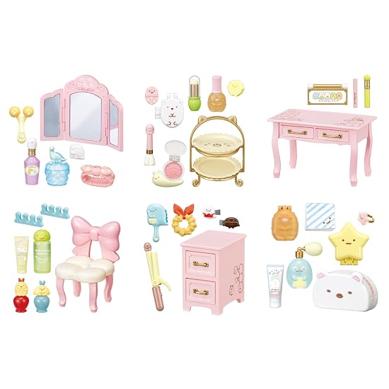 Re-MeNT San-X Sumikko Gurashi Dream Makeup Dresser 1 BOX Approx. H115×W70×D50mm PVC, ABS Material