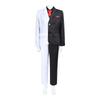 Two-Face Harvey Dent Cosplay Suit, DC Movie Gothic Villain Halloween Stage Outfit