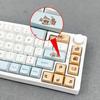 Keycaps 127PCS LittleOtter Keycaps XDA file Full Set Keycap DyeSubbed Thick PBT for Gaming Mechanical Keyboard