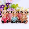 Exquisite Rhinestone Bear Keychain Pendant for Women - Cute Gift for Bag Accessory
