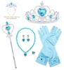 2025 Frozen Princess Elsa Long-Sleeve Dress for Girls (Ages 3-8)