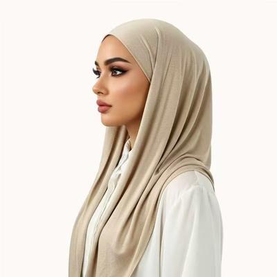 New Modal Jersey Instant Hijab Woman Muslim Underscarf Caps Cotton Stretch Hat Islam Turban Bonnet Foulard Cross Headscarf