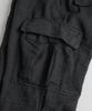 Bihebieo Dyed Slub R/C Field Pants Anthracite