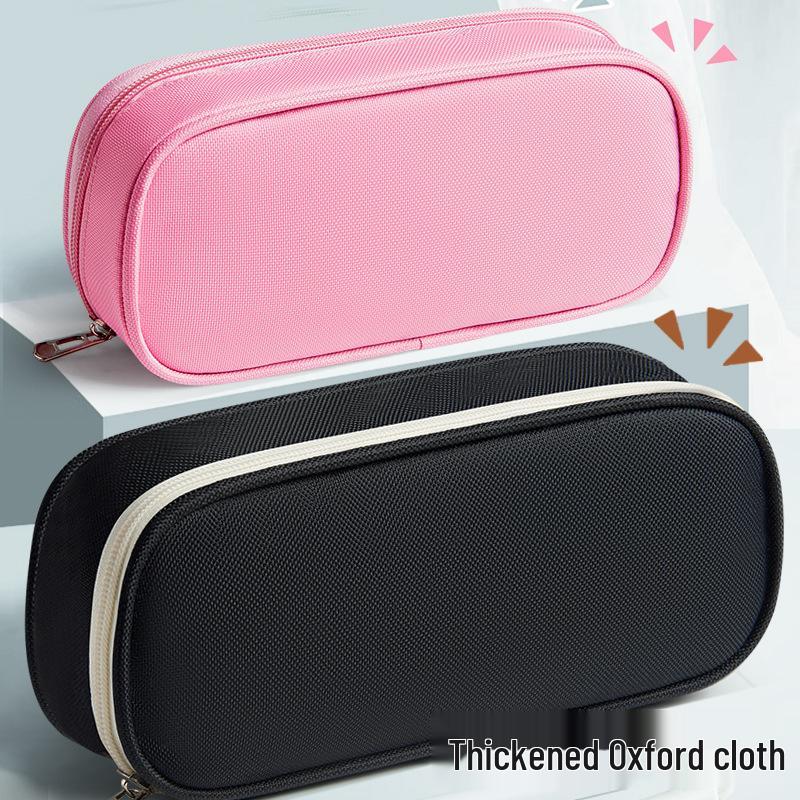Double Layer Cartoon Pencil Case for Students - Large Capacity, High-Quality Print