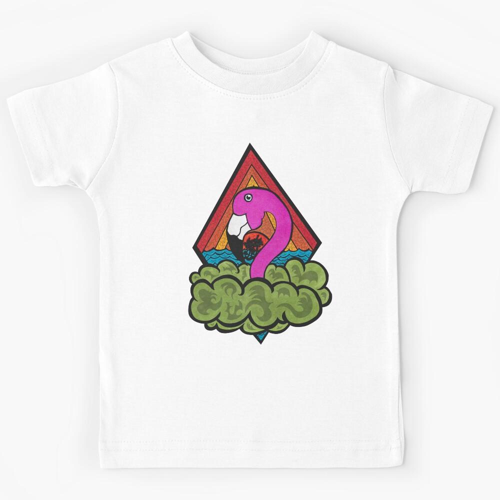 The Flamingo of the Sky (New Wave) Kids T-Shirt 110