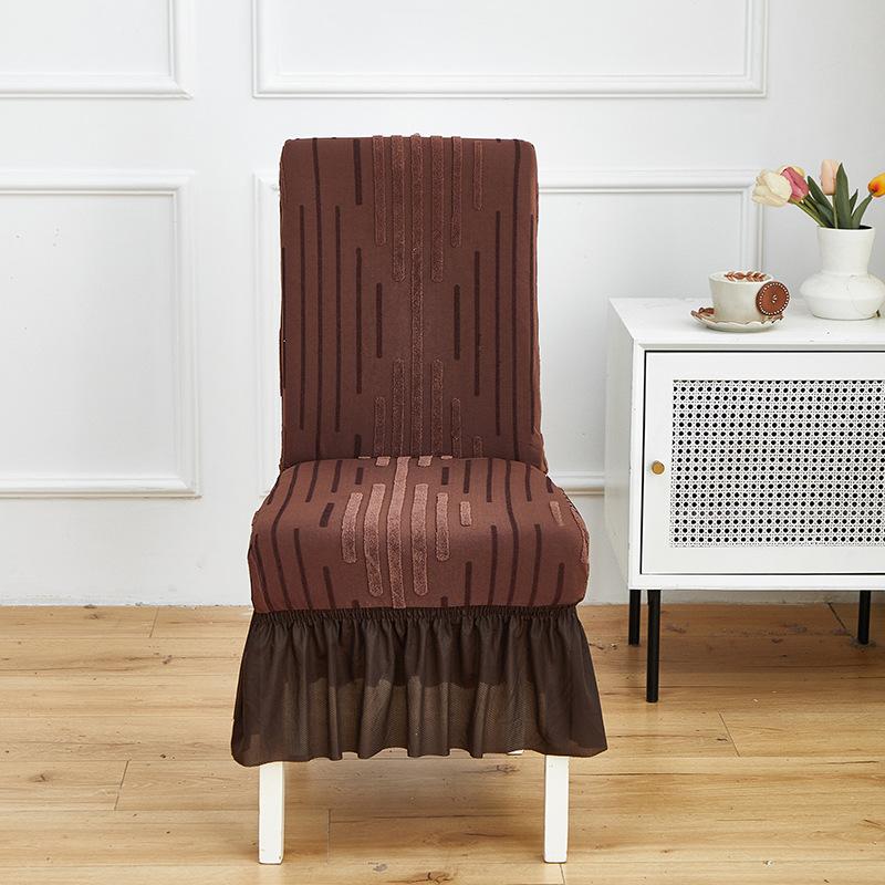 All-inclusive Elastic Chair Cover Backrest Seat Cushion One-piece Dining Chair Cover Same Stool Cover for Home Hotels and Hotels