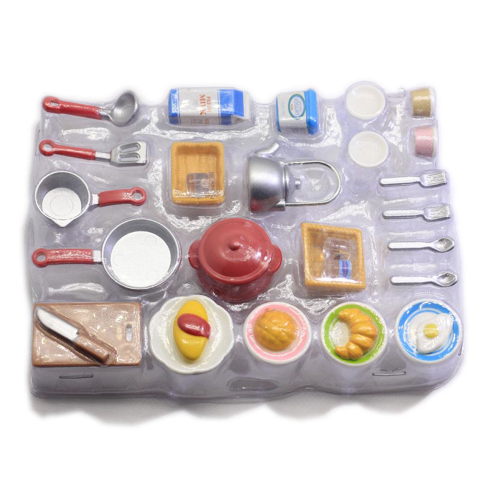 Mini Dollhouse Miniature Kitchen Utensil Cooking Ware Play Kitchen Toy Mini Pot Boiler Pan with Lid Kettle Doll House Acc