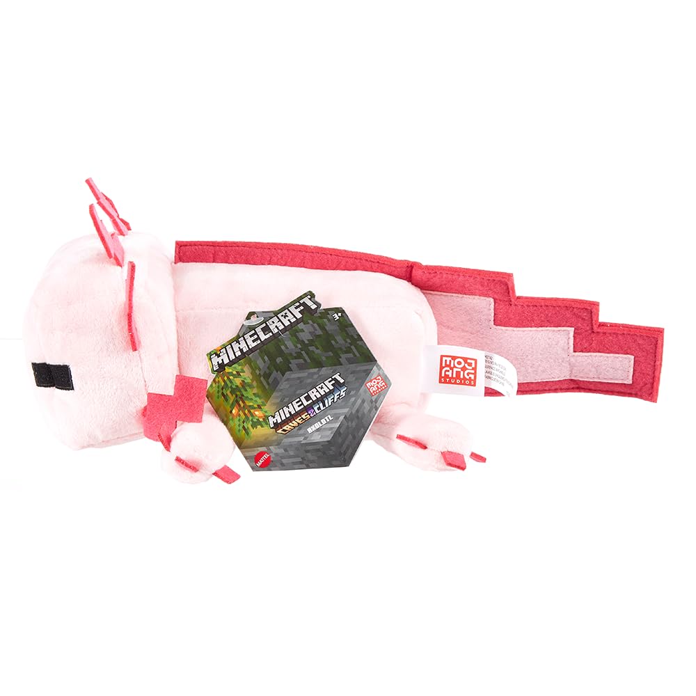 Officially Licensed Minecraft Axolotl Plush Toy (Basic)