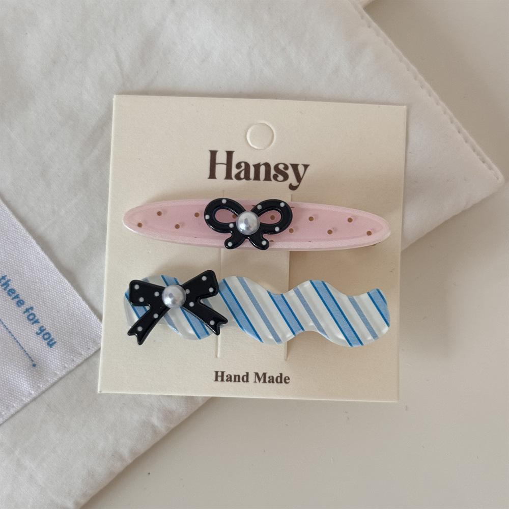 2/3Pcs Cute Cartoon Floral Pink Duckbill Clips Korean Sweet Hair Side Clips Women Girl Bangs Hairpins Headwear Style Accessories