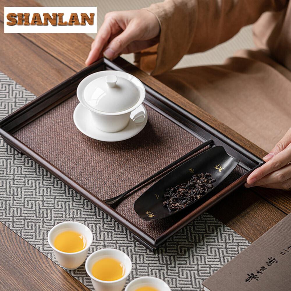 Retro Lacquer Phase Metallic Iron Tea Scoop Vintage Tea Leaf Holder Shovel Chahe Appreciation Ladle Chinese Tea Cafes Collection