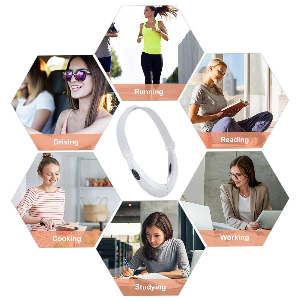 Lifting Firming Face-lifting Massager EMS Face-lifting Instrument Red And Blue Color Light Skin Rejuvenation Beauty Instrument