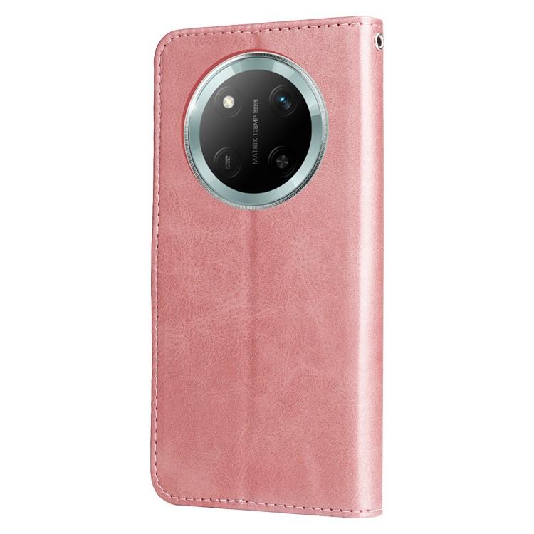 Stand Case for Honor X60 Pro 5G/X9c 5G/Magic7 Lite 5G Lucky Deer Imprinted Magnetic Closure Leather Wallet Phone Cover