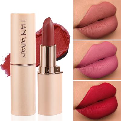 HANDAIYAN 8 Nude Velvet Lipstick Sexy Charm Texture Lipstick Waterproof Non-stick Cup Matte Lip Gloss