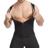 Men Silver Ion Sauna Body Shaper Vest Slimming Waist Trainer Corset Sweat Shaping