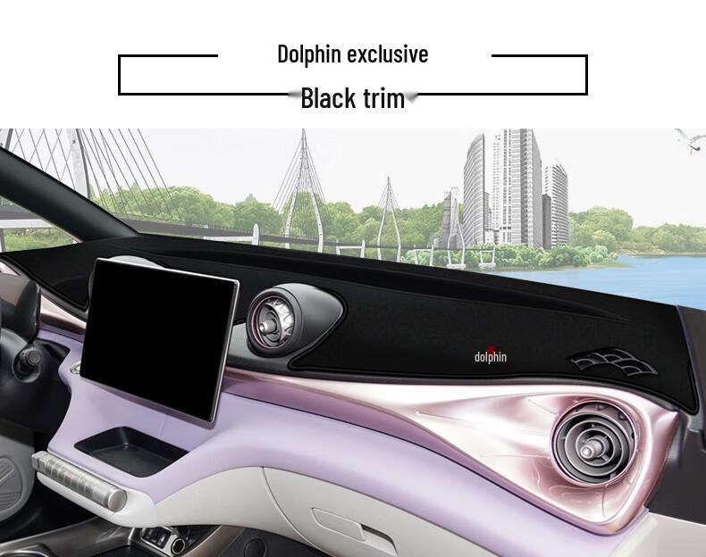 BYD Dolphin Dashboard Sunshade Pad - Front Desk Sun Protection and Interior Decoration.