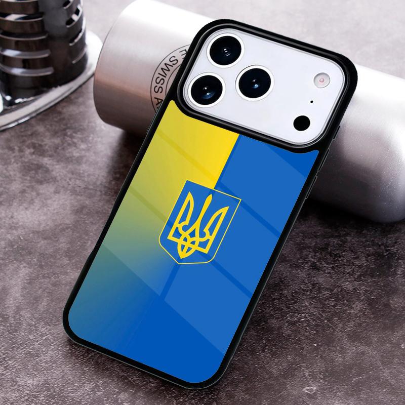 Grungy I Love U=kraine Heart Flag Phone Case for iPhone 17 16 15 Pro Max Air 14 13 12 11 Plus Shockproof Cover