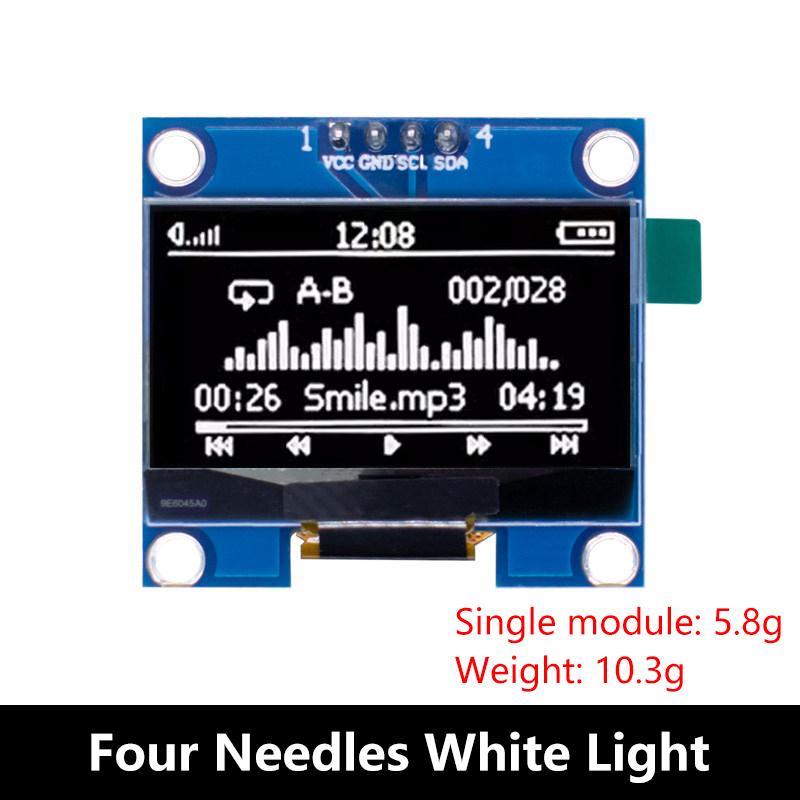 1.1 Inch SH1116 OLED Display Module 118*61 Resolution IIC/SPI Dual Interface White Screen For Arduino STM11 Digital Display DIY