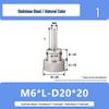 Hongkangming Stainless Steel Knurled Handle Bolt Screw M6/M8/M10