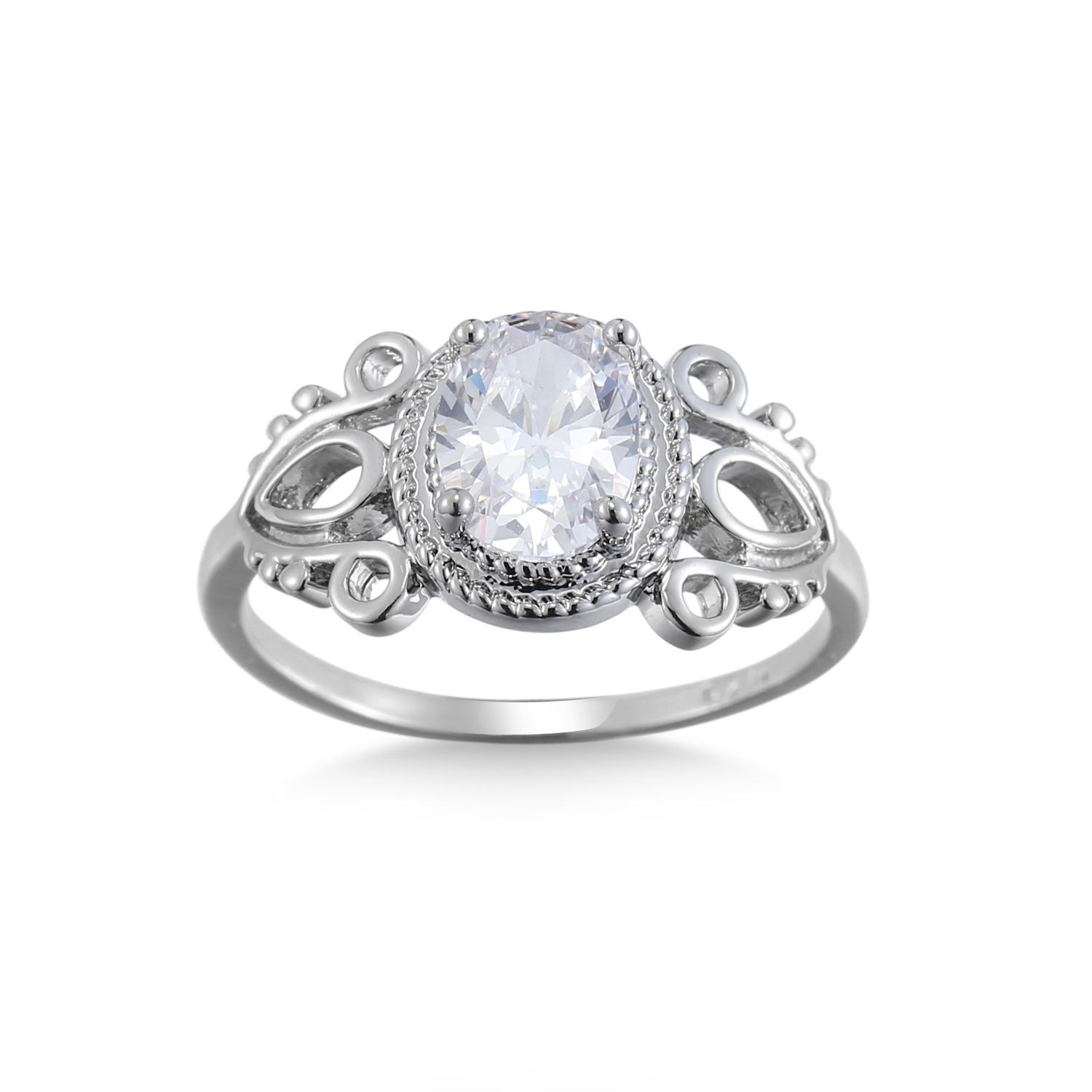 

SODROV Свадебные украшения Обручальные кольца с цирконом 6 белый