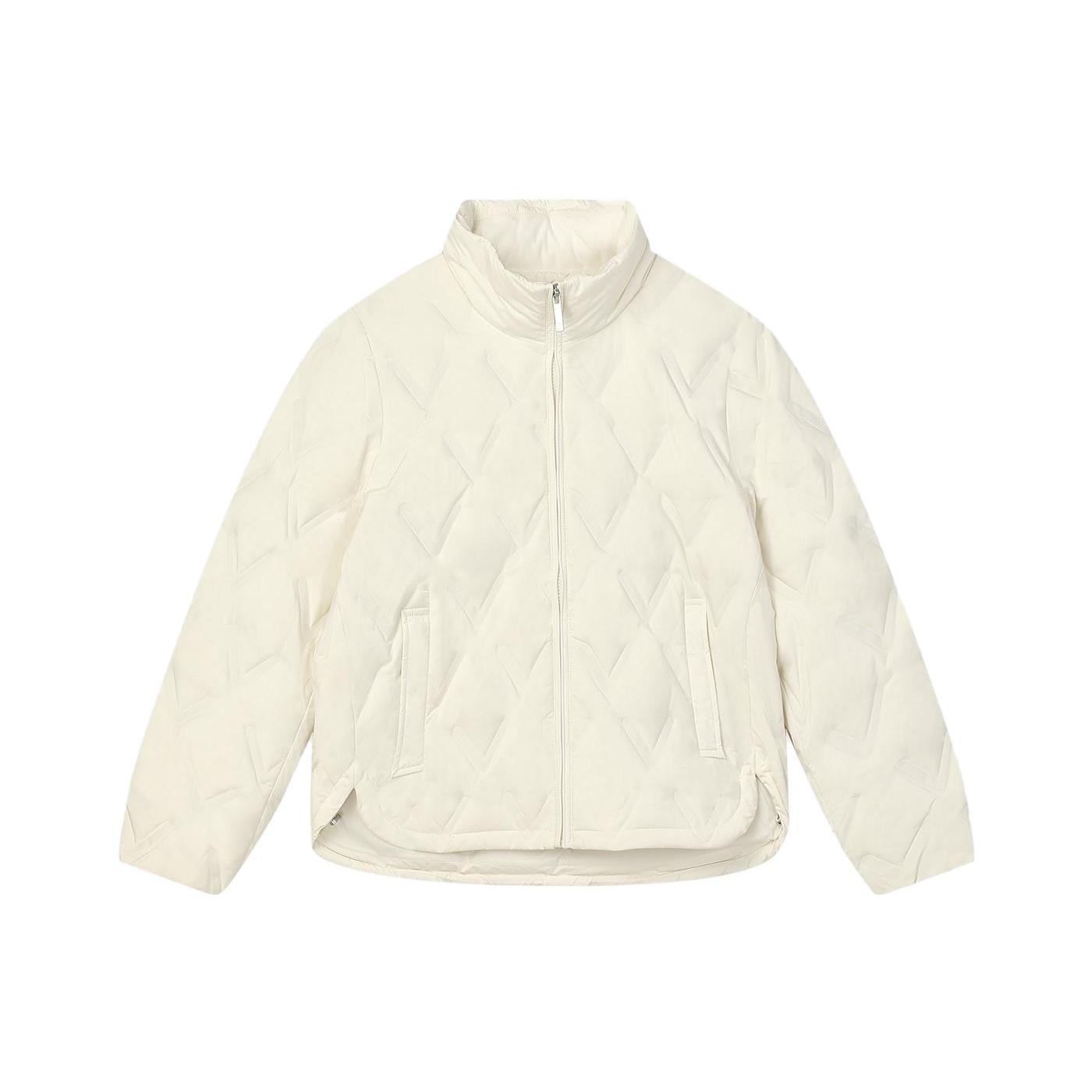 

New FILA Down Jacket Women s Mist Lotus White F11W344927F-IV XXL