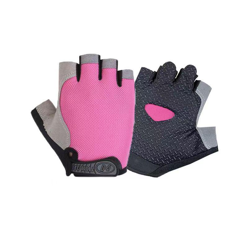 Unisex Non-Slip Half-Finger Workout Gloves - Ideal for Pull-ups, Cycling, and Preventing Calluses