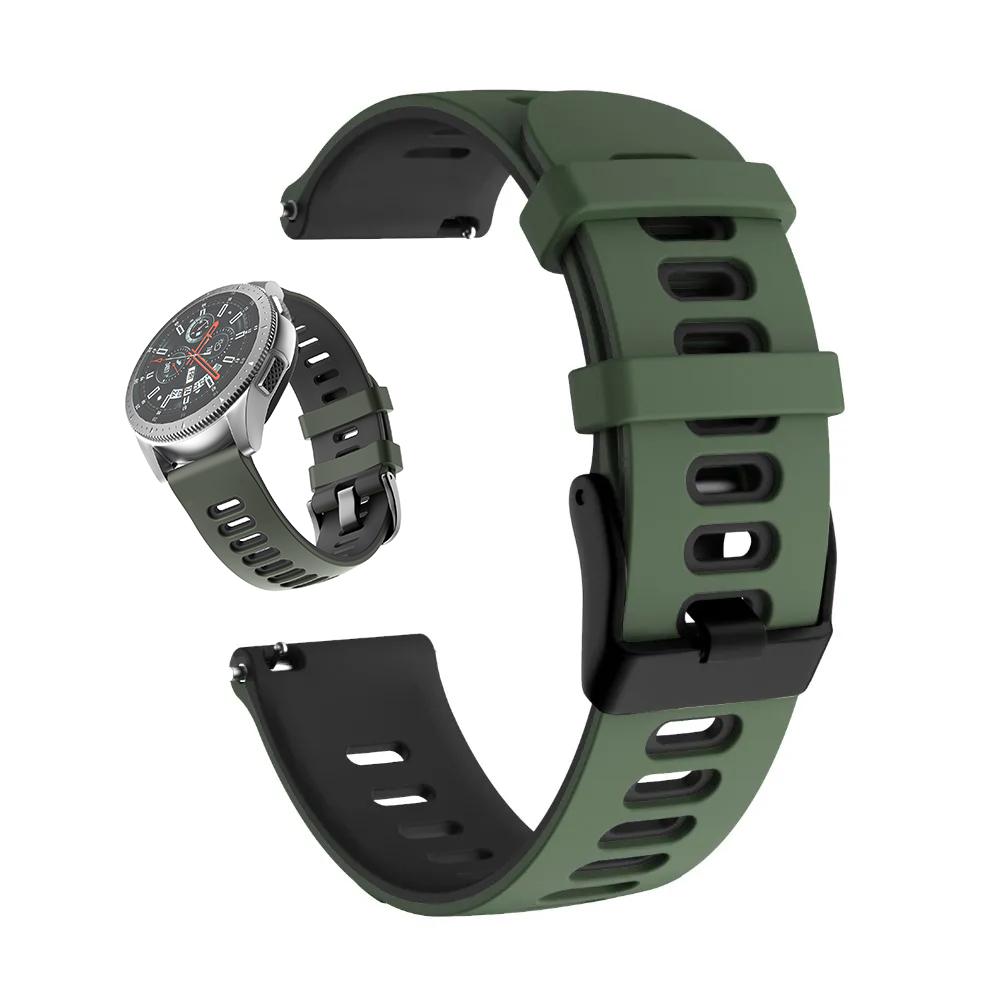 20mm 22mm Silicone Strap for Garmin Forerunner 265/265S/Venu3 Sport Replacement Band For HUAWEI Watch GT5 46mm 5 Pro Bracelets