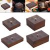Serving Tray Multifunctional Portable Snack Tray Candy and Nut Dishes with Clear Lid for Fruits Chocolates Sweets Cakes Camping