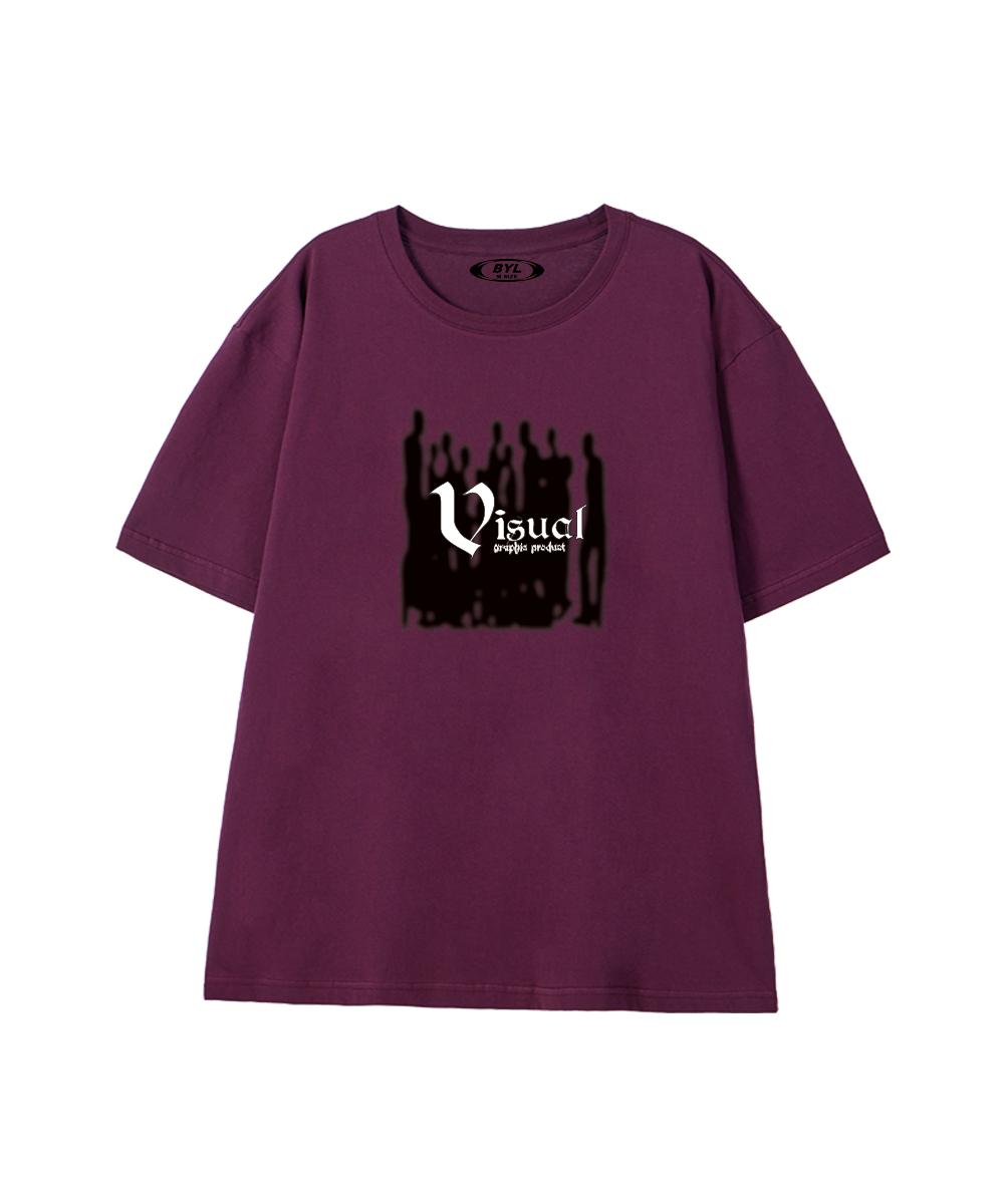 Biel Shadow People Short-Sleeve T-Shirt Wine M