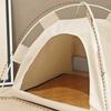Foldable Dog House Detachable Cooling Dog Cave Cat Bed Portable Pet Tent  Indoor