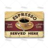 Vintage Coffee Metal Tin Sign Decorative Plate Retro Tea Time Metal Poster Home Bar Cafe Indutrial Decor Old Wall Metal Signs