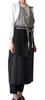 Apron Linne 99cm [Nankai Tsusho] GY/BK Size Length Approx. 101cm/Width Approx.